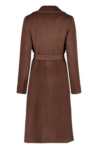 Brązowy płaszcz damski zimowy 84922 - 98131