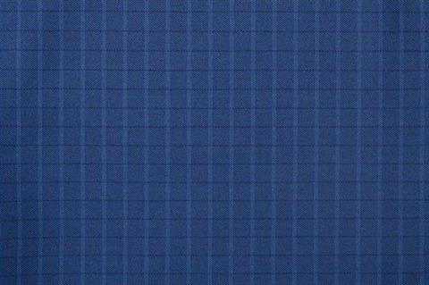 Niebieskie spodnie w kratę chinos 64516 - 9891