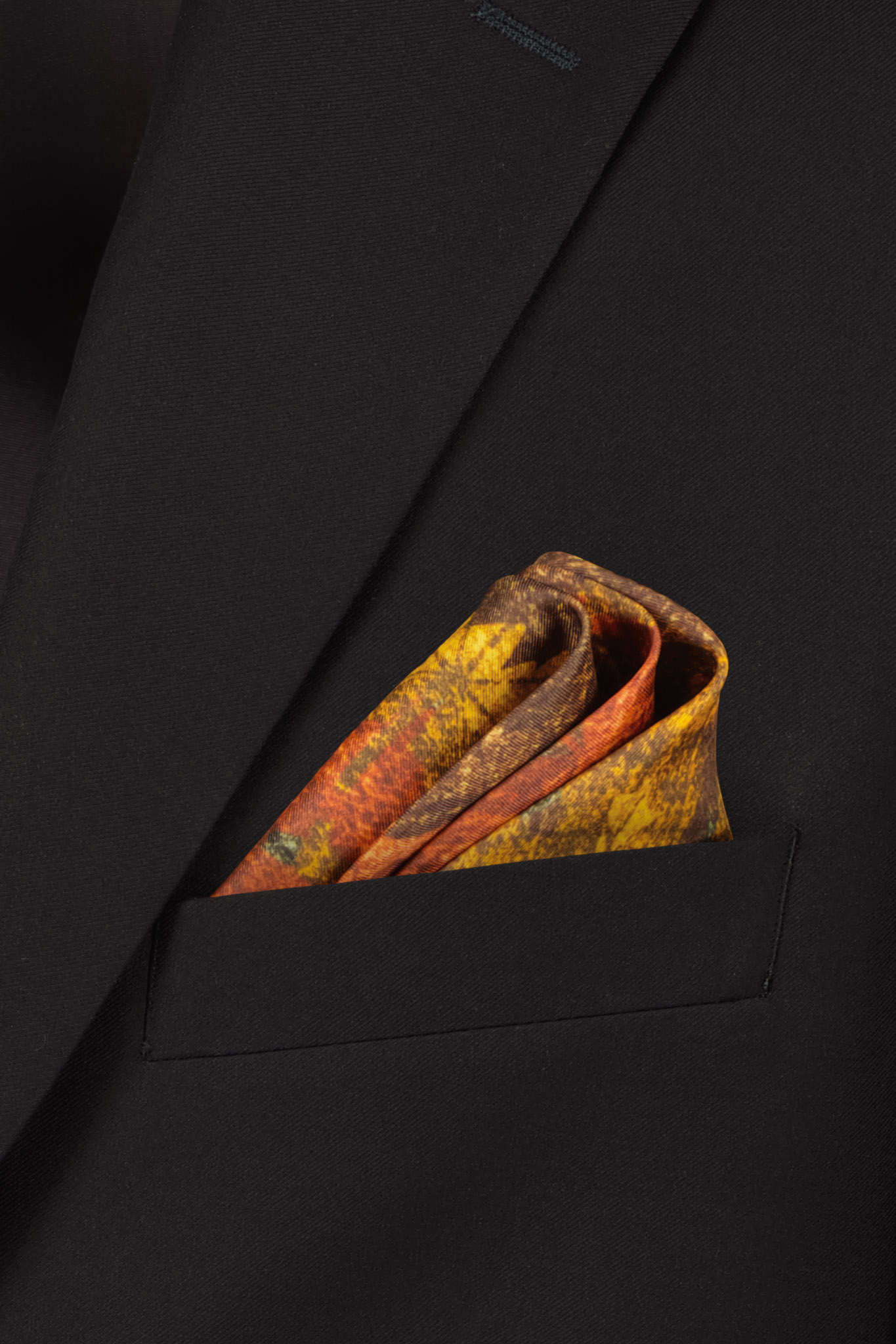 Kolorowa poszetka w liście 57592