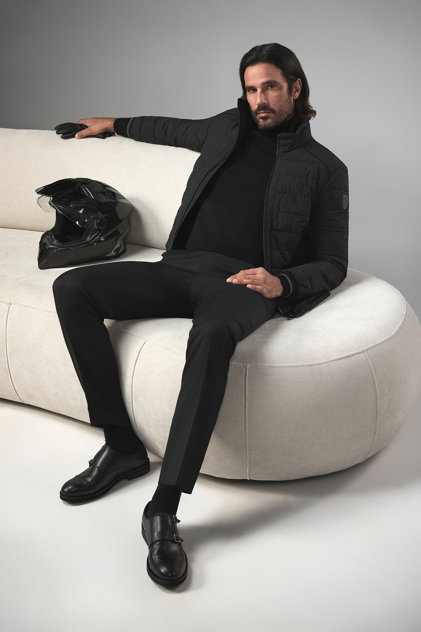 Czarna kurtka męska 20073