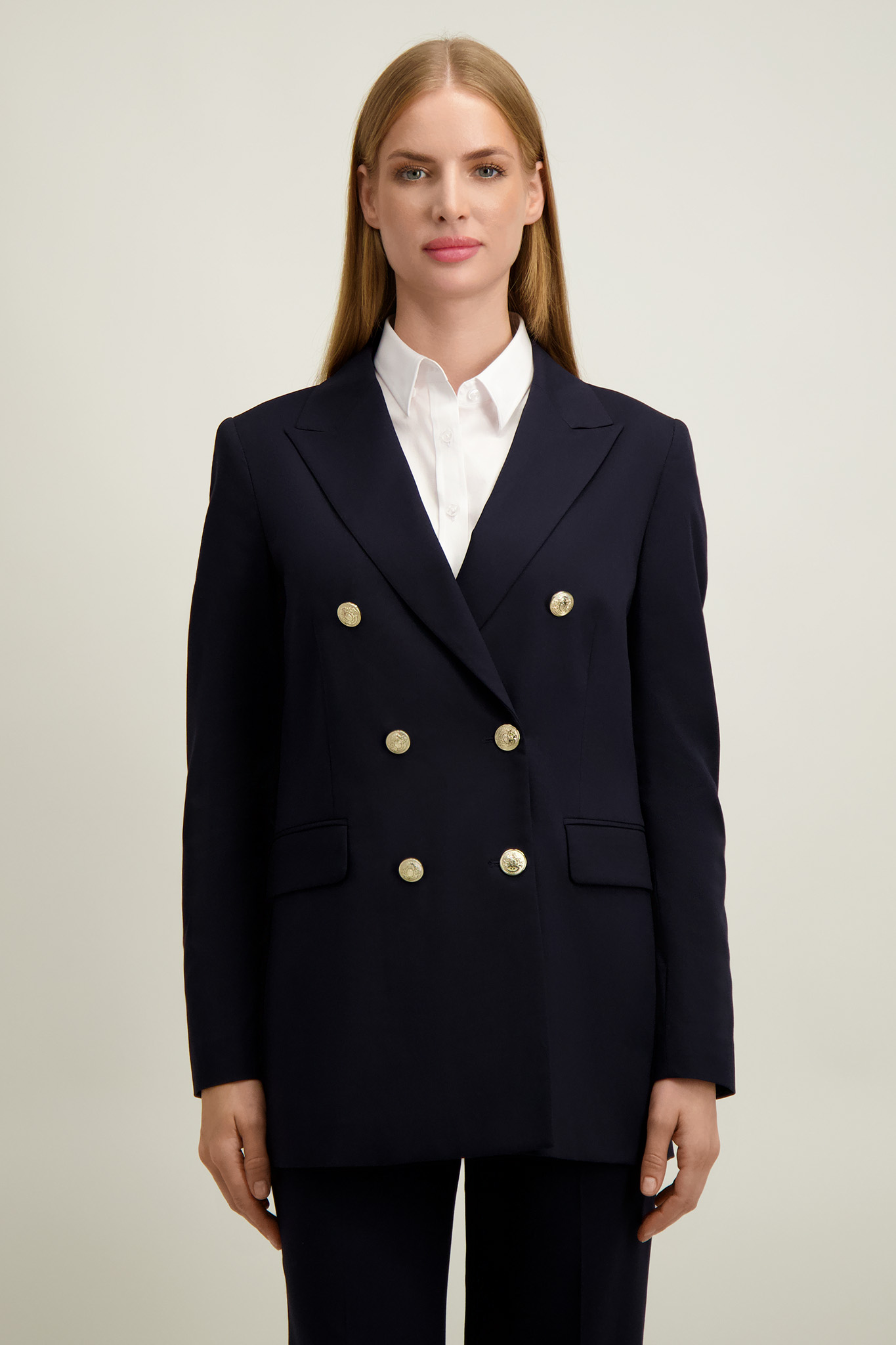 Granatowa marynarka damska 87403