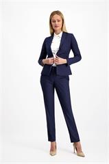 Granatowe spodnie damskie eleganckie 84601