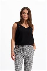 Elegancka czarna bluzka 85067