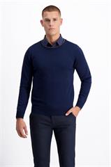 Granatowy sweter męski 73911