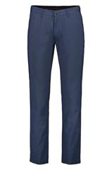 Granatowe spodnie Chinos Monti w pepitkę 64594