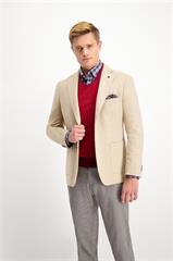 Beżowa marynarka męska casual 46011