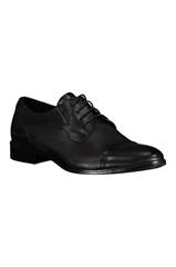 Czarne buty ze skóry 73026