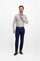 Granatowe spodnie chinos 64921