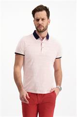 Różowa koszulka polo męska 73885