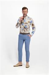 Niebieskie spodnie chinos 64167