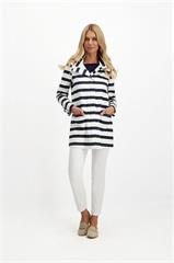 Kurtka damska w marynarskim stylu 83886