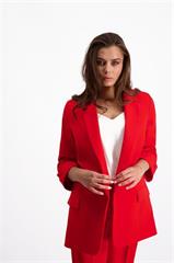 Czerwona marynarka damska oversize 84735