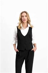 Elegancka czarna kamizelka damska 85459