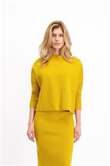 Musztardowy sweter 85053