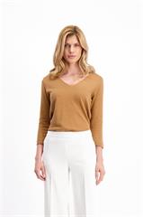 Brązowy sweter damski 85152