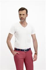 Biały t-shirt męski 72994