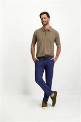 Granatowe spodnie chinos 64524