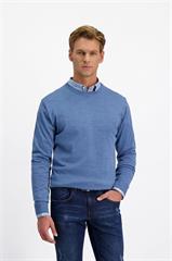 Sweter round neck z wełną 74081